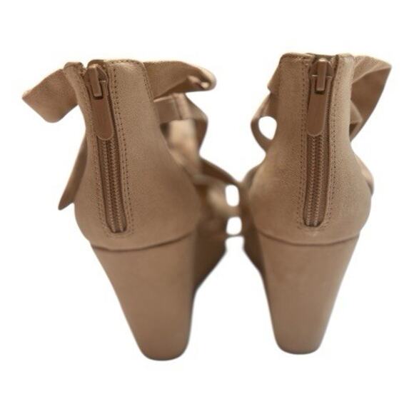 Torrid New Nude Ankle Strap Platform Wedge 9 Wide - Picture 4 of 7